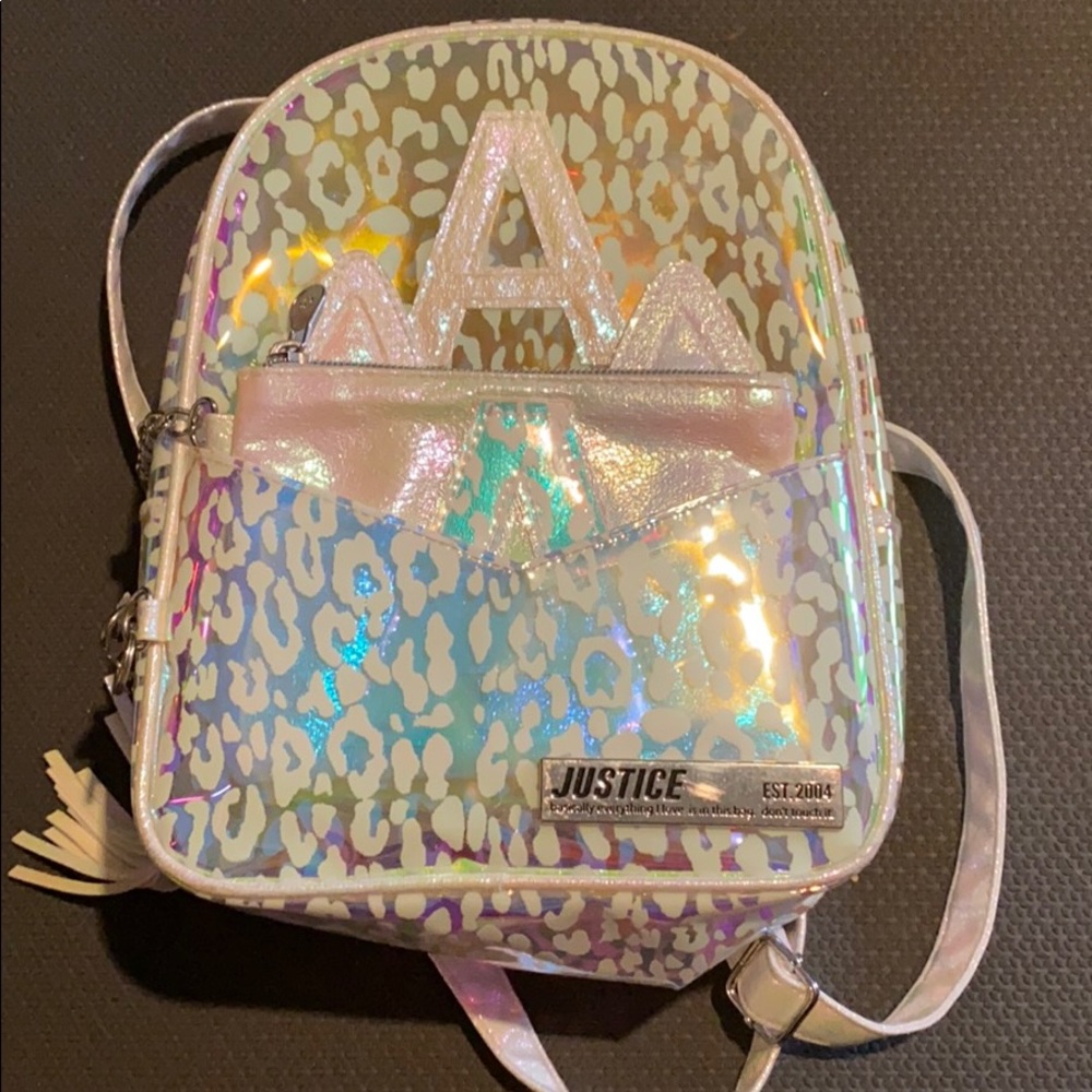 Justice mini A backpack and wallet. New!